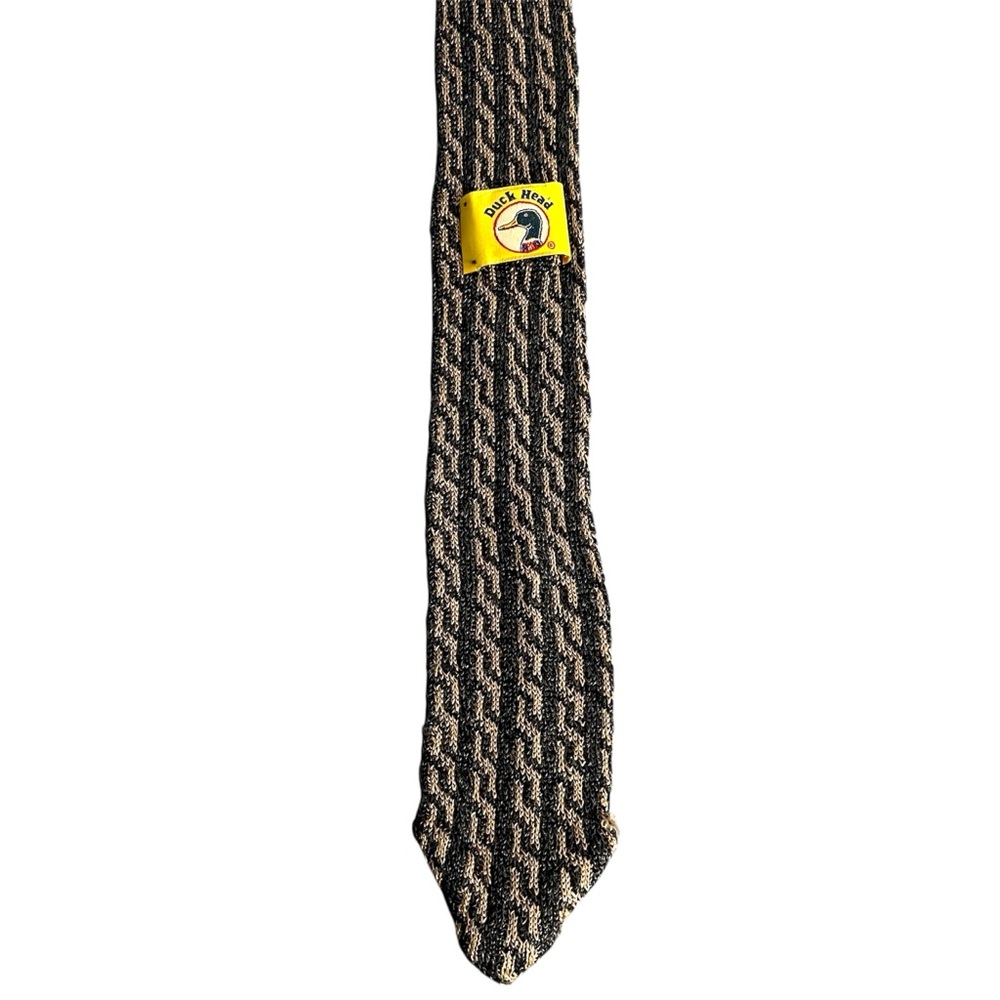 Vintage Duck Head Two-Tone Knitted Tie